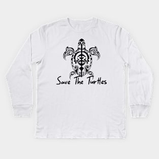 Save the Turtles Kids Long Sleeve T-Shirt